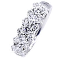 Anello Recarlo Donna Anniversary in Oro bianco Diamante 0.93 Ct R01FM001/093-14 - R01FM001/093-14